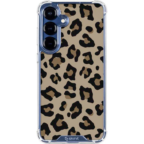 Leopard Print Galaxy S25 Clear Case